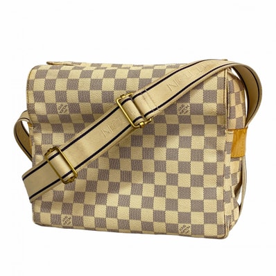 ★SALE【6db1492】ルイヴィトン ショルダーバッグ ダミエ・アズール ナヴィグリオ N51189 ホワイト【中古】レディース