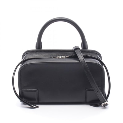 ロエベ LOEWE アマソナ180 2WAY ハンドバッグ バッグ レザー レディース ブラック系 A039AS4X121100 【新品】