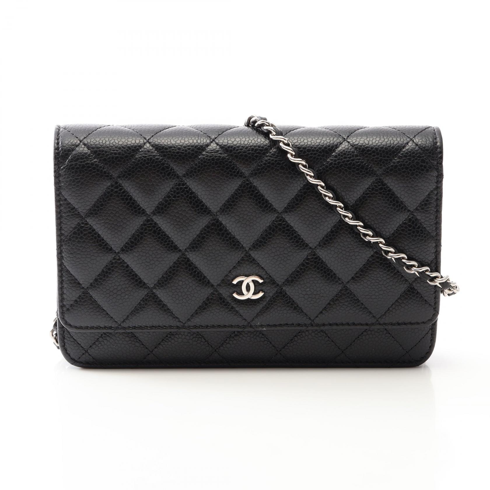 シャネル CHANEL マトラッセ ショルダーバッグ バッグ キャビアスキン(グレインドカーフ) レディース ブラック系 AP0250 【中古】