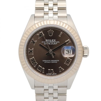 ロレックス ROLEX デイトジャスト ランダム番 腕時計 時計 K18WG(ホワイトゴールド) ステンレススチール レディース グレー系 / シルバー系 279174 【中古】