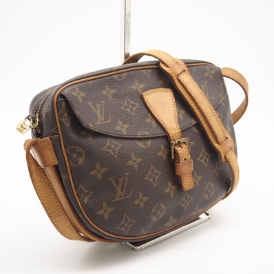 LOUIS VUITTON ルイ・ヴィトン モノグラム ジョヌフィーユ25 M51226 ハンドバッグ ブラウン コーティングキャンバス レディース