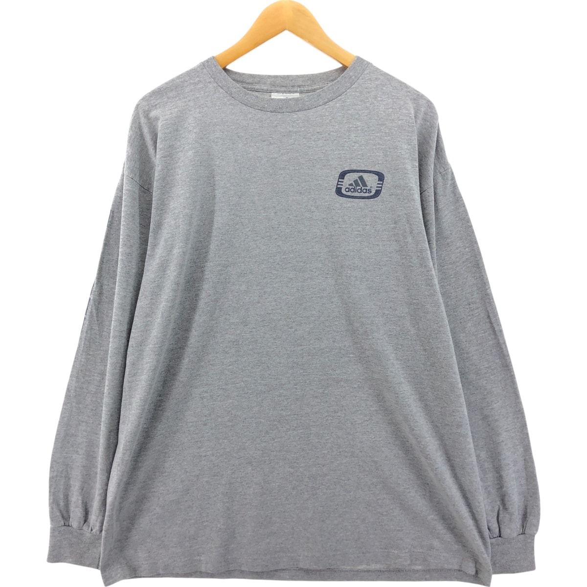 古着 90年代 アディダス adidas ロングTシャツ ロンT USA製 メンズL相当 ヴィンテージ/eaa554246