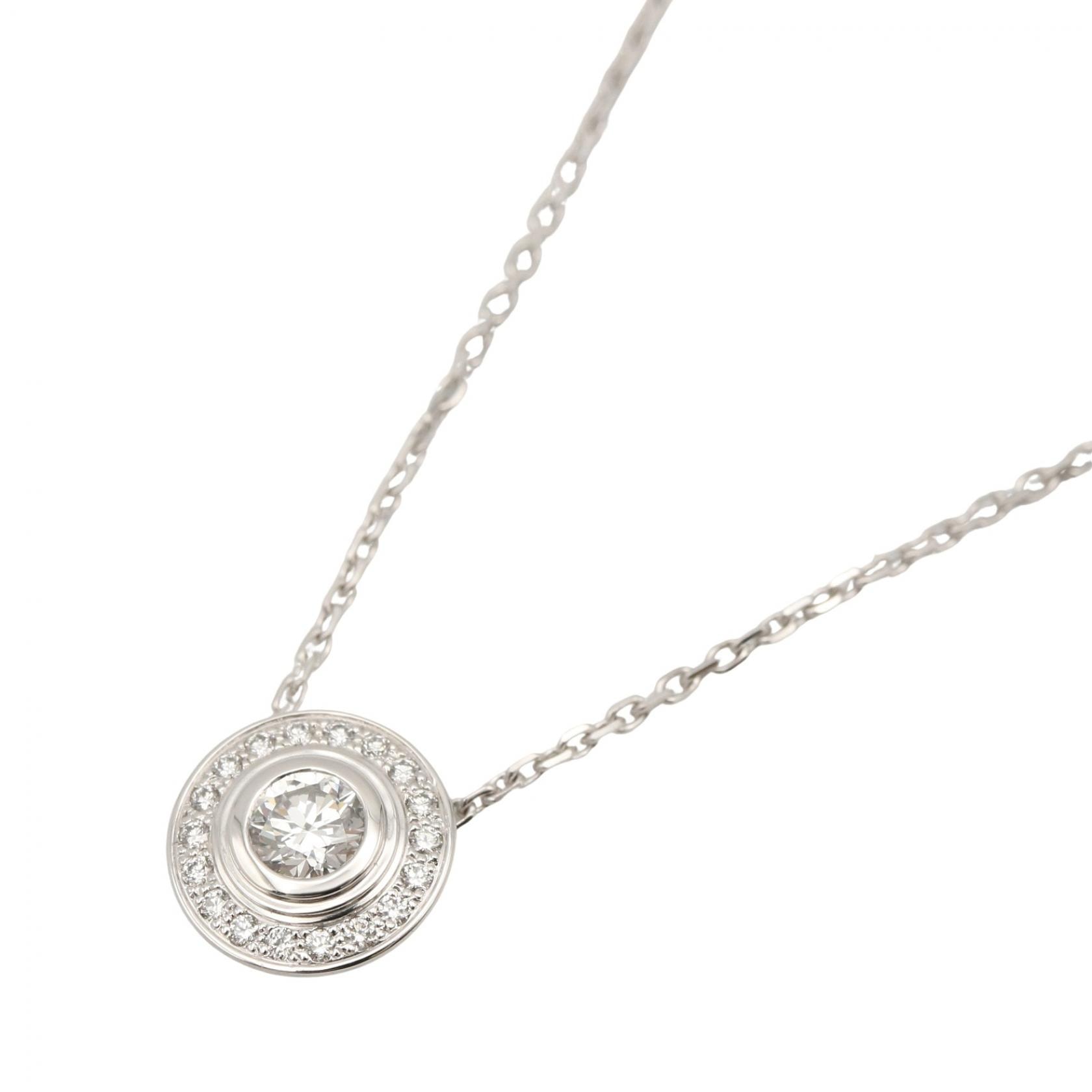 カルティエ CARTIER ダムール ネックレス ネックレス ジュエリー K18WG(ホワイトゴールド) ダイヤモンド レディース クリア系 / シルバー系 【中古】