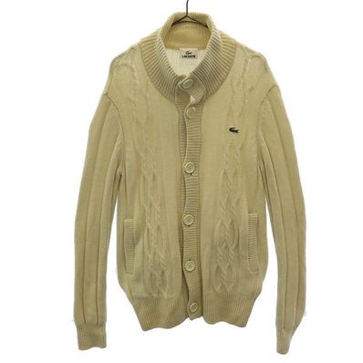 LACOSTE 長袖 ニットカーディガン