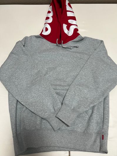 Supreme Contrast Hooded Sweatshirt "Grey"