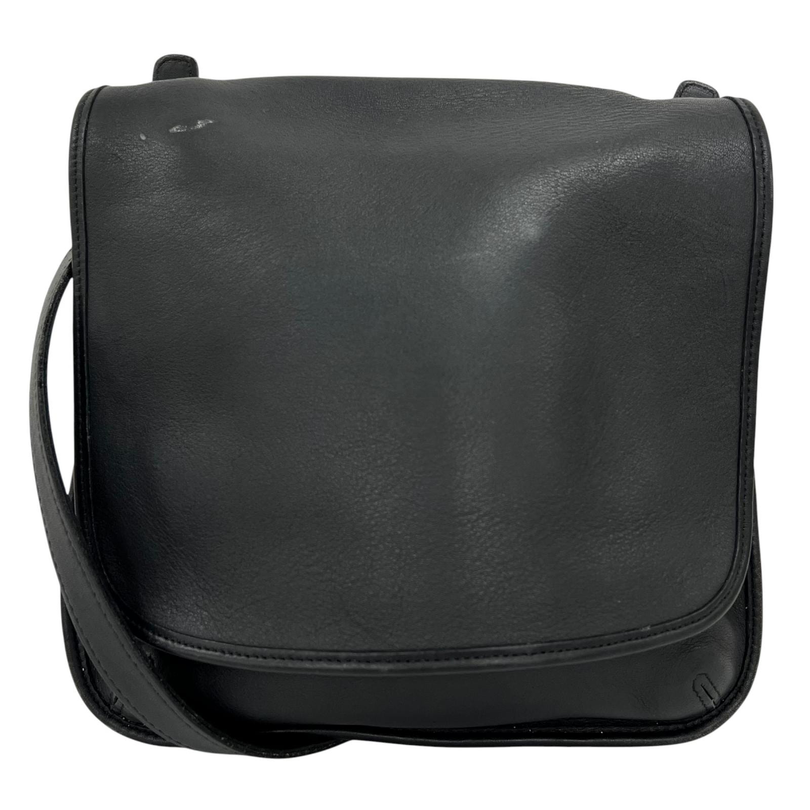 COACH コーチ オールドコーチ9131 ショルダーバッグ レザー ブラック レディース【中古】