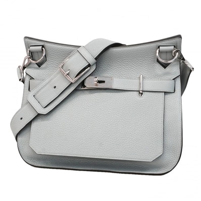 ★SALE【6cd5452】エルメス ショルダーバッグ ジプシエール31 トリヨンクレマンス ブルーペール シルバー金具 T刻印【中古】レディース