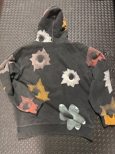 Supreme Nate Lowman Hooded Sweatshirt "Black"
