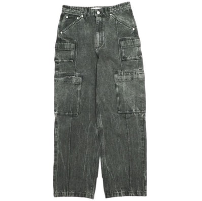 KITH NYC キスニューヨークシティ 25AW Zane Denim Cargo Pant デニムカーゴパンツ 25030060002330 30 WASHED BLACK ジーンズ ボトムス g23727
