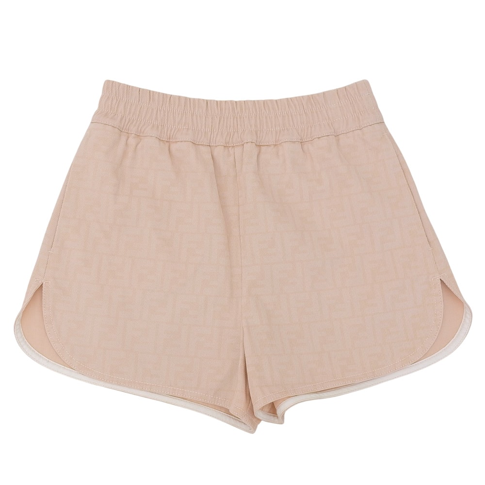 フェンディ 美品 FF総柄ショートパンツ ボトムス レディース ピンク系 38 FLP761 AK6C 38