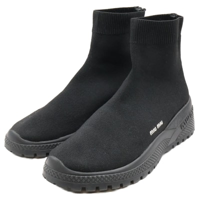 ミュウミュウ ソックスブーツ/ 37