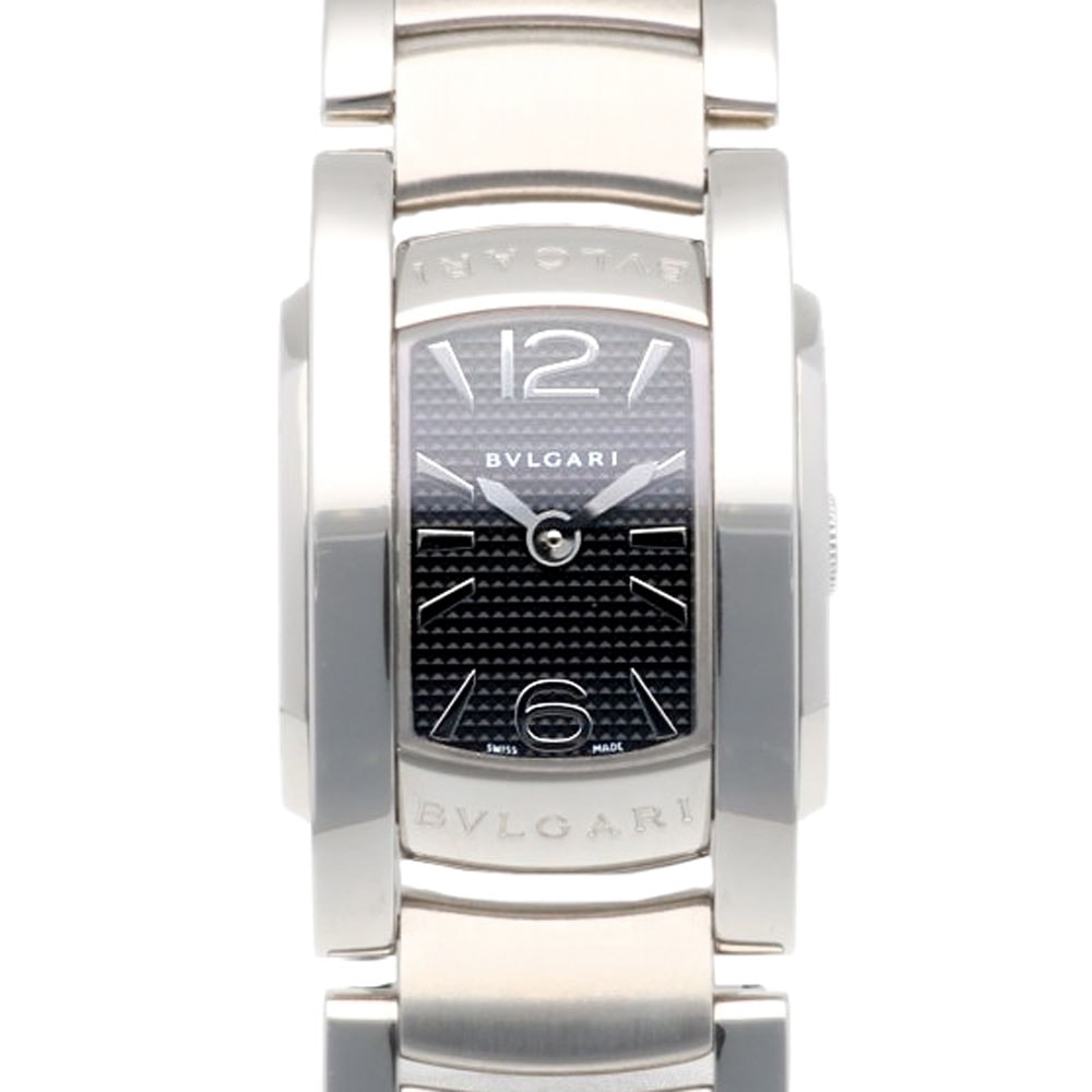 ブルガリ アショーマ 腕時計 時計 ステンレススチール AA26S クオーツ レディース 1年保証 BVLGARI 中古
