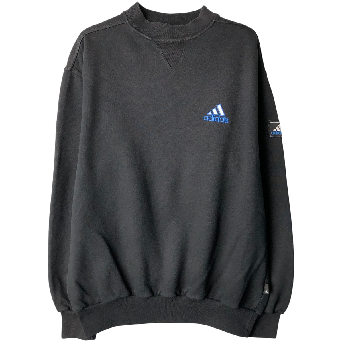 古着 90~00年代 アディダス adidas CORPORATE LOGO LINE ワンポイントロゴスウェットシャツ トレーナー メンズM相当 ヴィンテージ/eaa598776