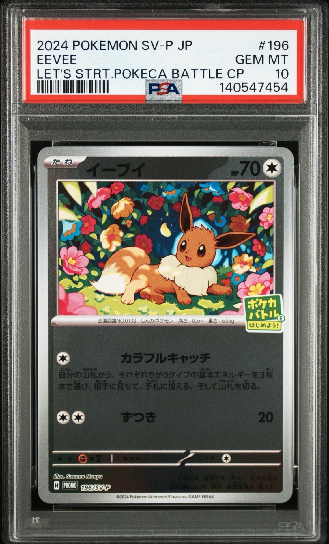 イーブイ P [SV-P-SM 196](プロモカードパック「ポケカバトルをはじめよう!キャンペーン」)