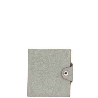 エルメス ユリスPM 手帳カバー グレー トリヨンクレマンス レディース HERMES 中古