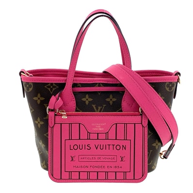 LOUIS VUITTON ルイ・ヴィトン ネヴァーフル インサイドアウト BB トートバッグ M12106 モノグラム ブラウン レディース【中古】