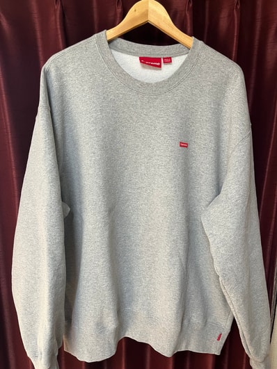 Supreme Small Box Crewneck "Heather Grey"