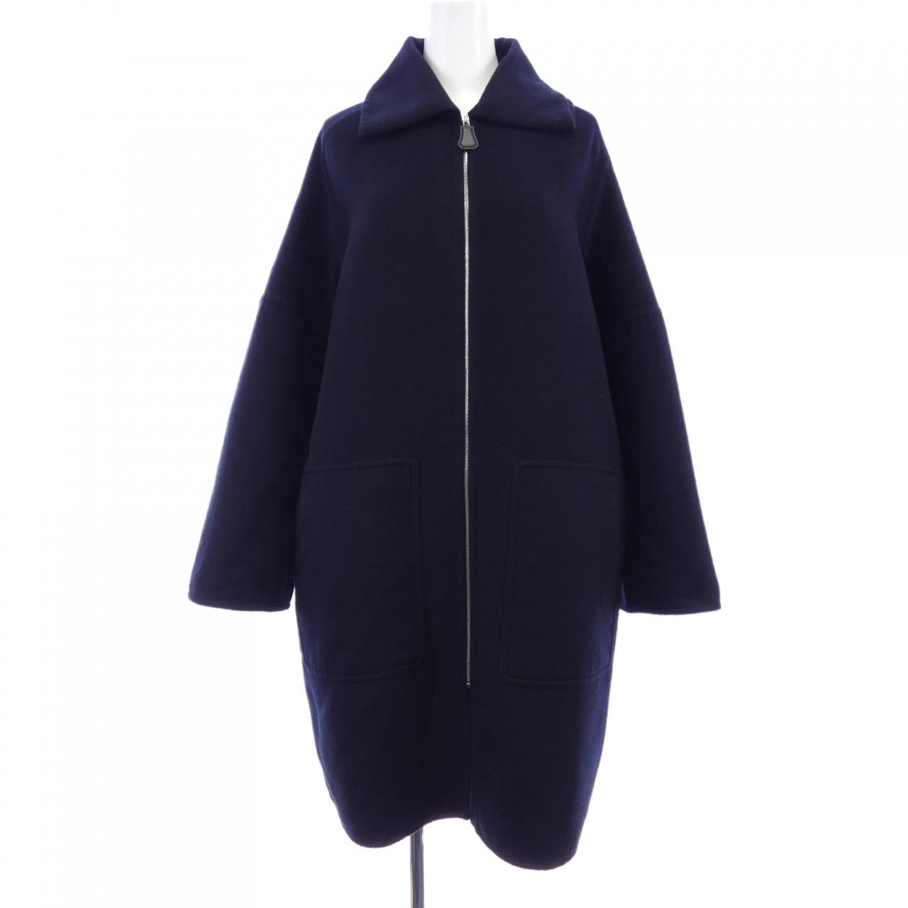 HERMES コート カシミヤ ヴィンテージ サイズ38 真贋済 正規品 C (やや傷や汚れあり)】エルメス HERMES コート 38の中古ハイブランド