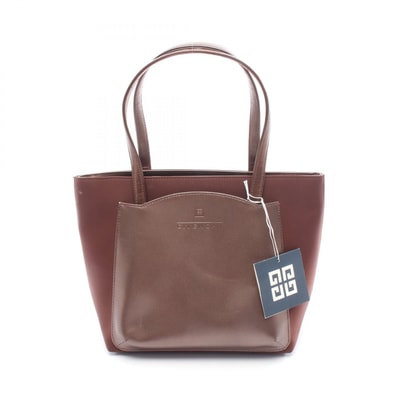 ジバンシィ GIVENCHY ハンドバッグ バッグ ナイロン レザー レディース ブラウン系 【中古】
