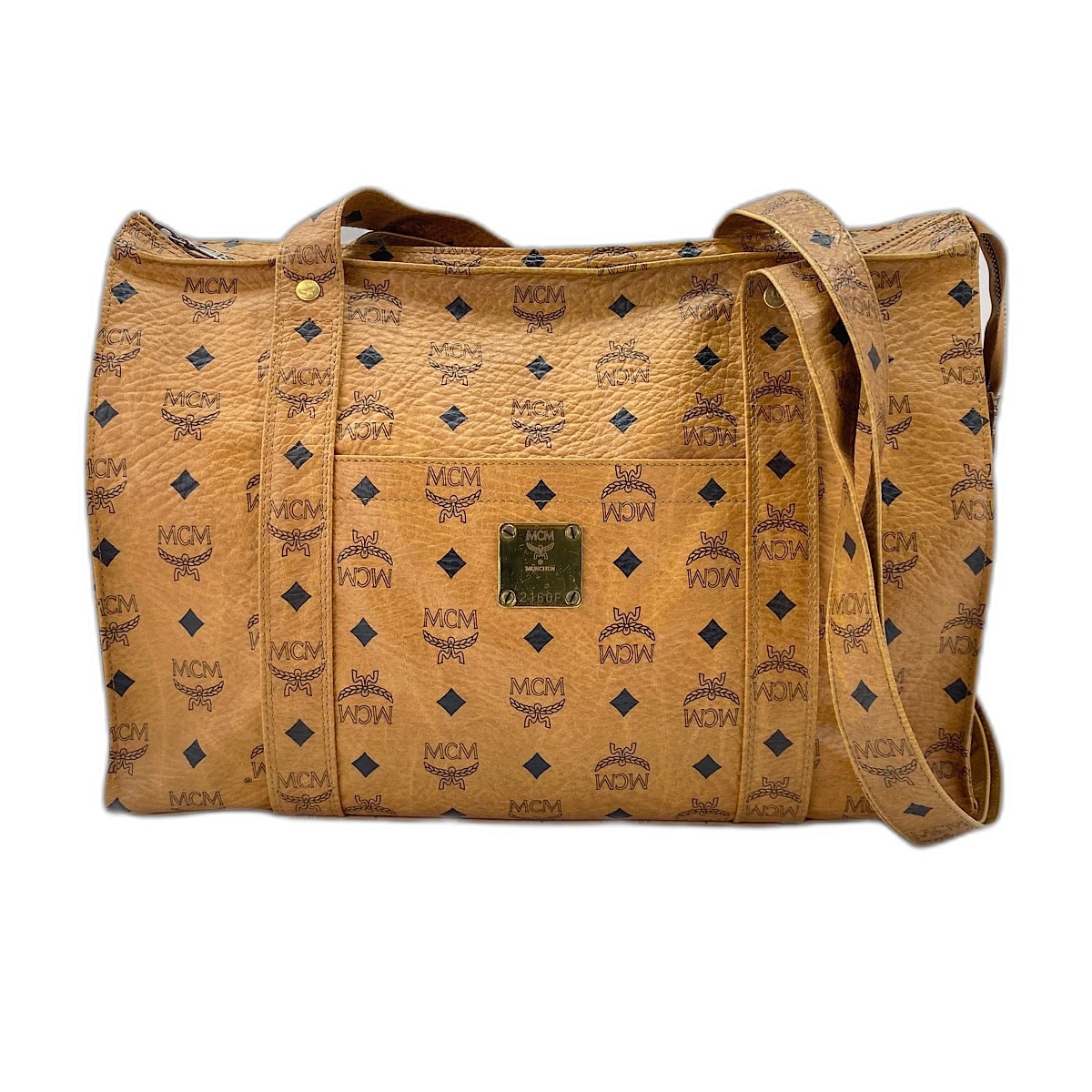 エム・シー・エム MCM ヴィセトス トートバッグ レザー【中古】