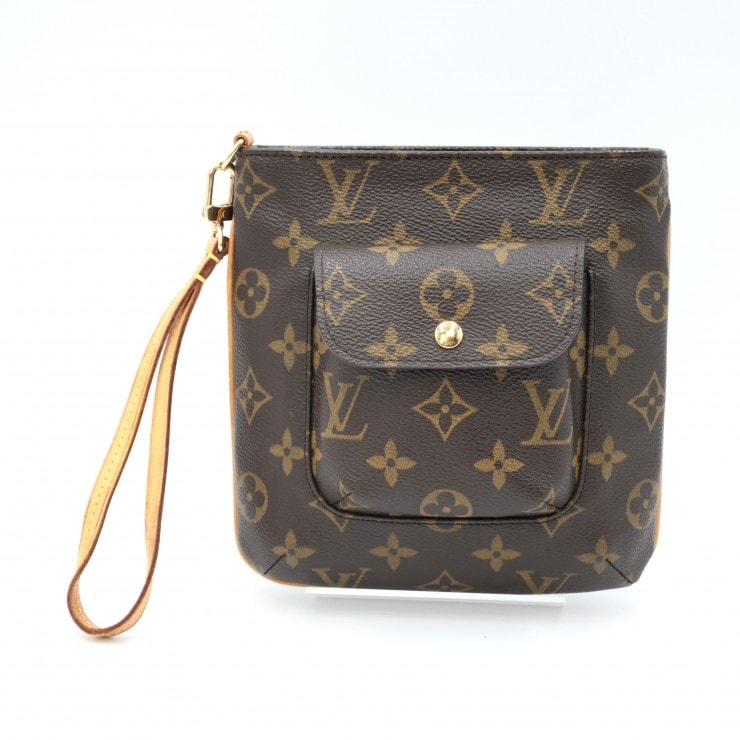 LOUIS VUITTON(ルイヴィトン)ポシェットアクセソワール ポシェットフロランティーヌ ポーチ ハンドバッグ モノグラム ポケット付き ゴールド金具 M51901【中古】