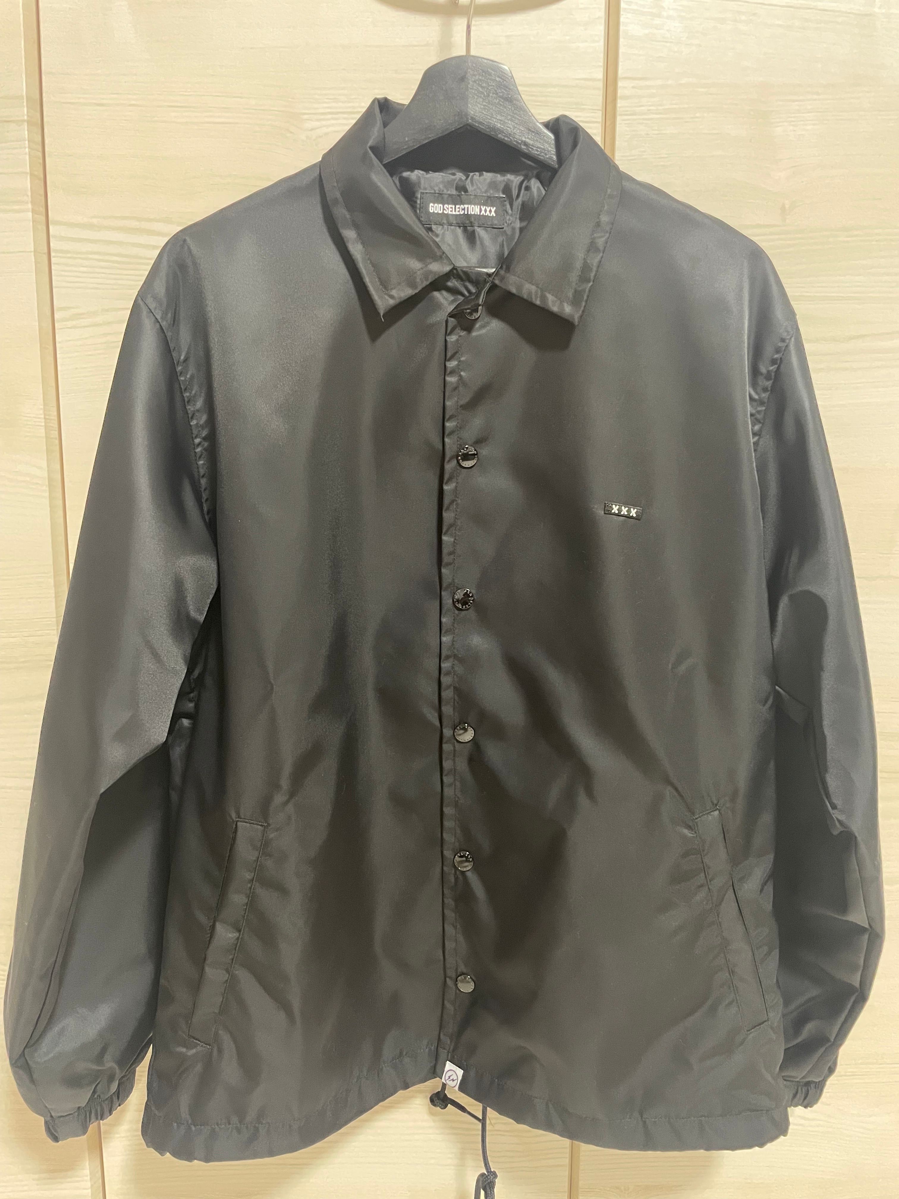 GOD SELECTION XXX x FRAGMENT Coach Jacket GX-S23-FJK-01 "Black"
