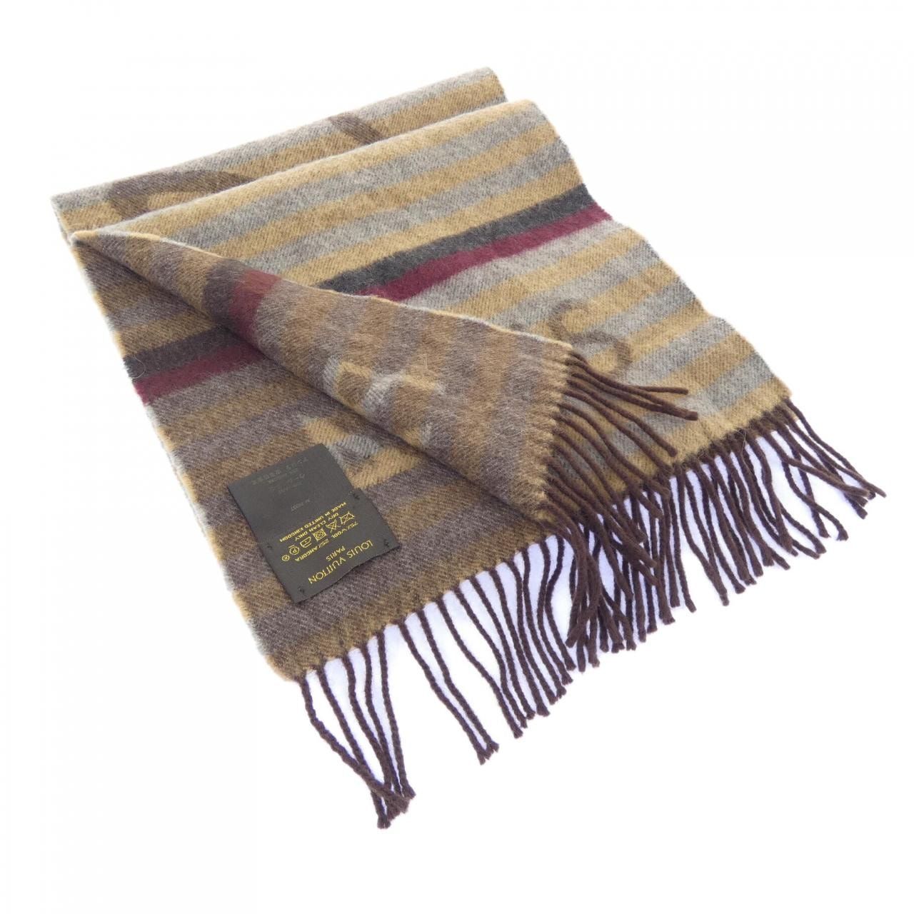ルイヴィトン LOUIS VUITTON エシャルプ トランク ストライプ M74957 MUFFLER