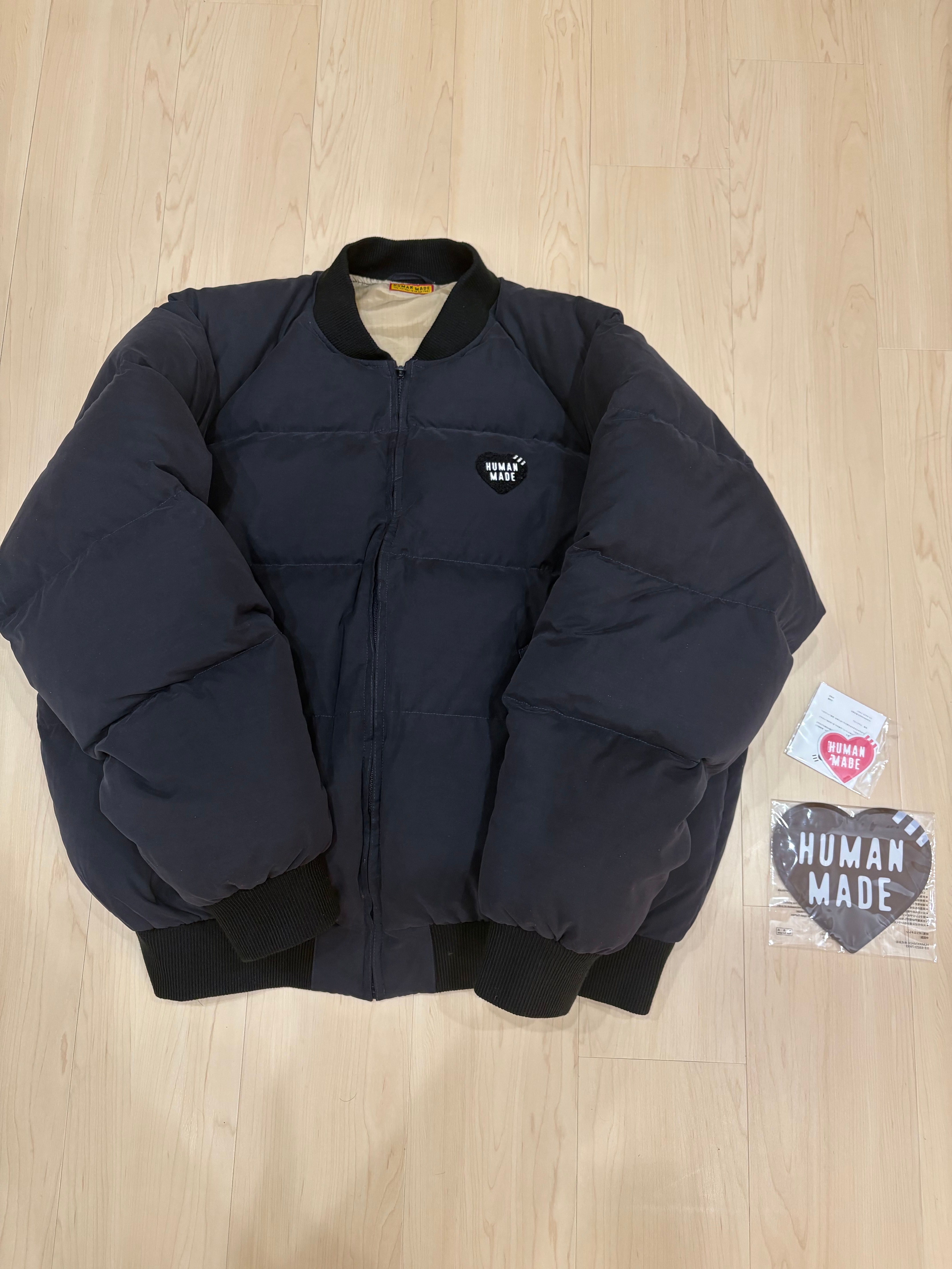 ヒューマンメイド ダウン ジャケット "ネイビー"