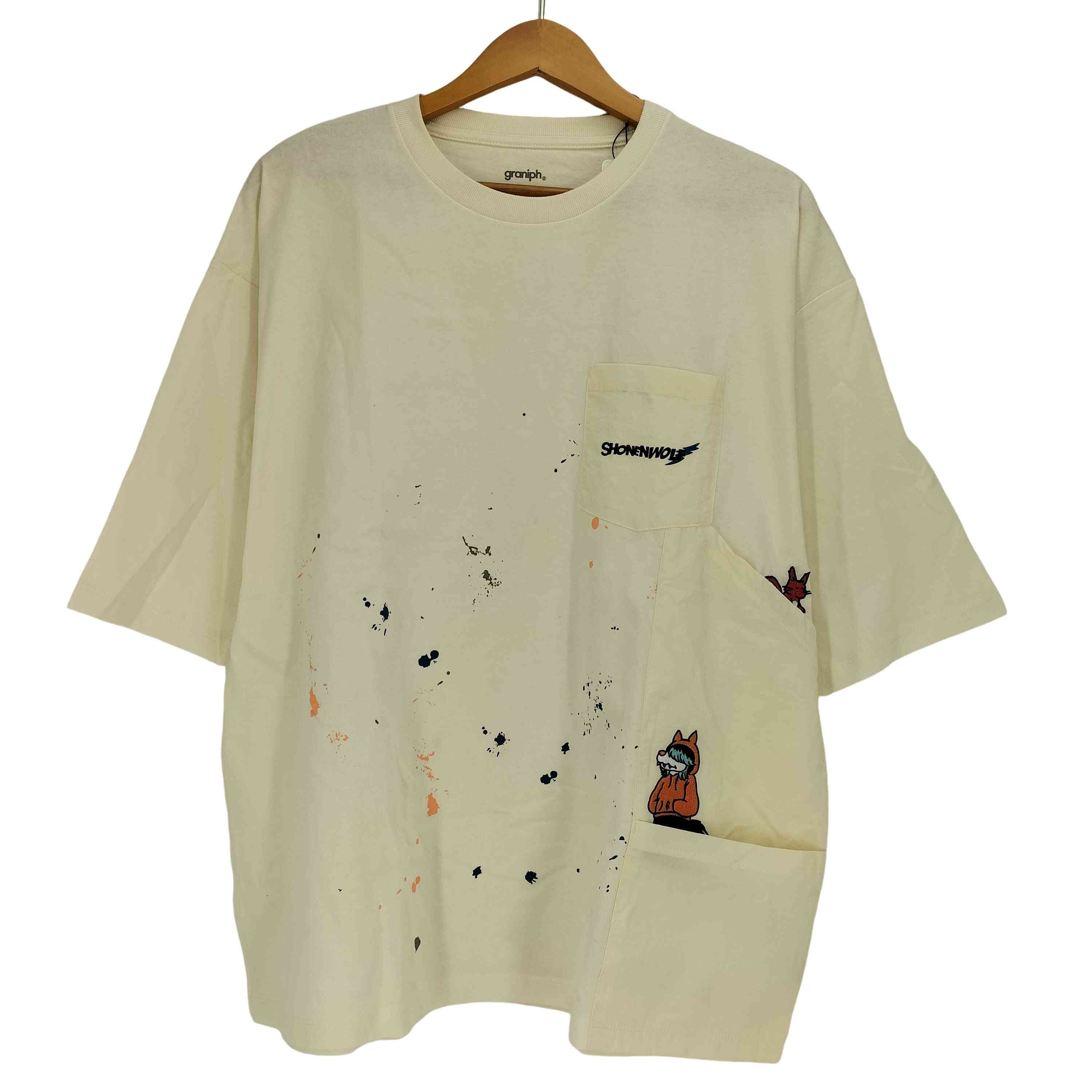 少年ウルフ|ペインターポケットTシャツ【1143202822267】