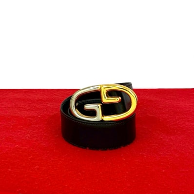 GUCCI グッチ GG バックル ベルト レザー GP ベルト ブラック
68998