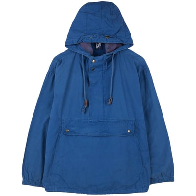 古着 90年代 ギャップ GAP オールドギャップ フード付き コットンプルオーバー アノラックパーカー メンズS相当 ヴィンテージ/eaa670841