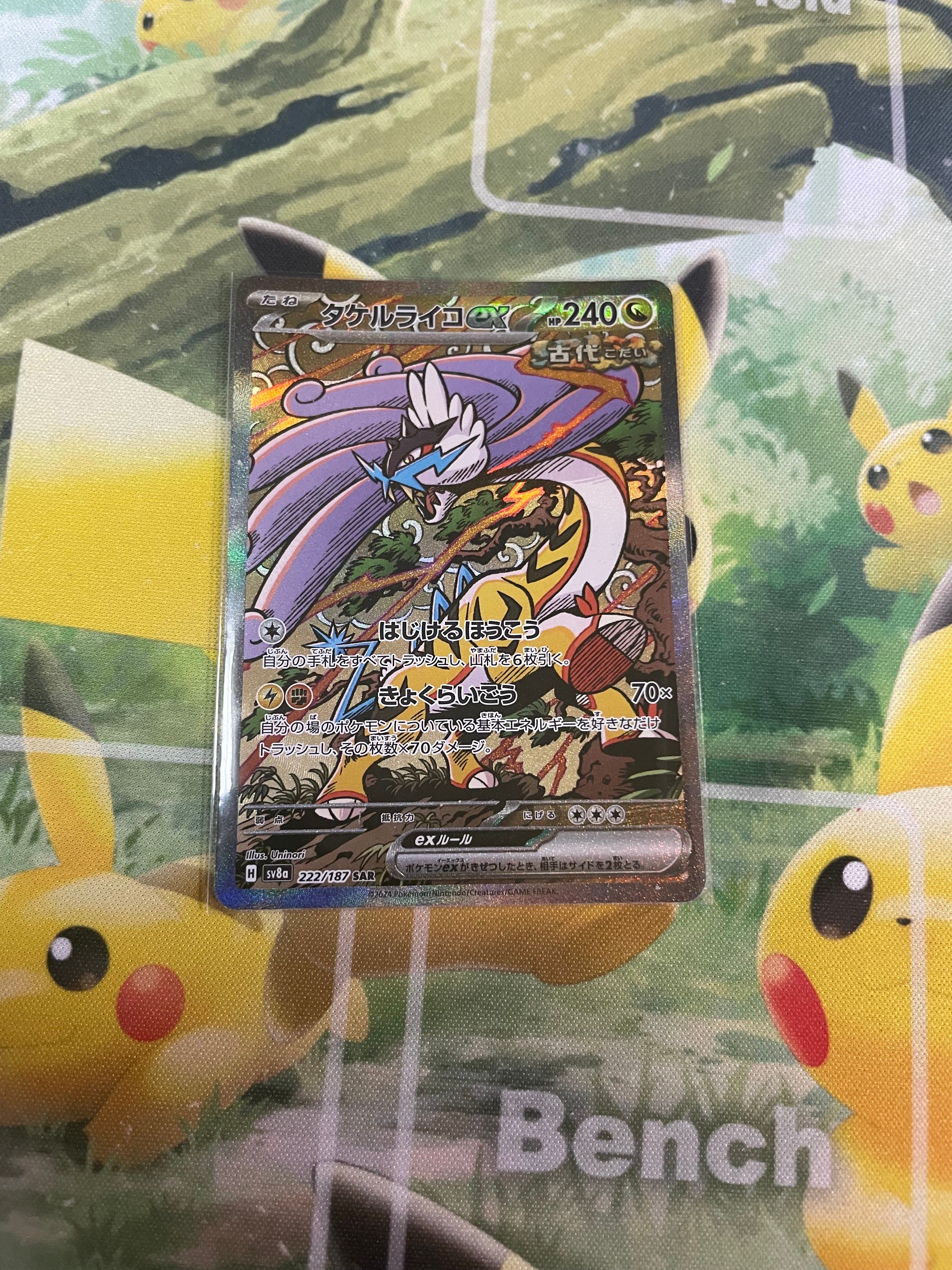 タケルライコex SAR [SV8a 222/187](ハイクラスパック「テラスタルフェスex」)