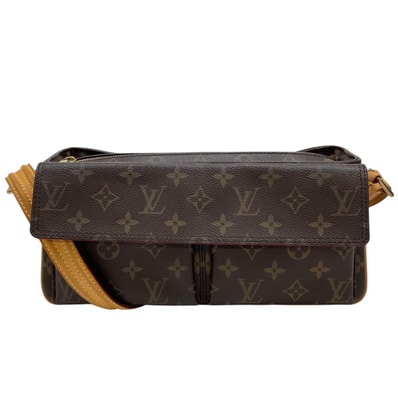 ルイヴィトン ヴィバシテMM モノグラム ショルダーバッグ モノグラムキャンバス M51164 ブラウン レディース LOUIS VUITTON 中古