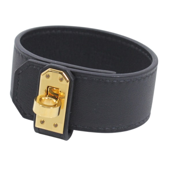 【新品】エルメス ケリー ツイスト PM ブレスレット バングル 黒 ブラック スイフト ゴールド金具 T2サイズ レザー メンズ レディース HERMES ブランド 定番 人気 プレゼント ギフト ファッションアイテム オシャレ