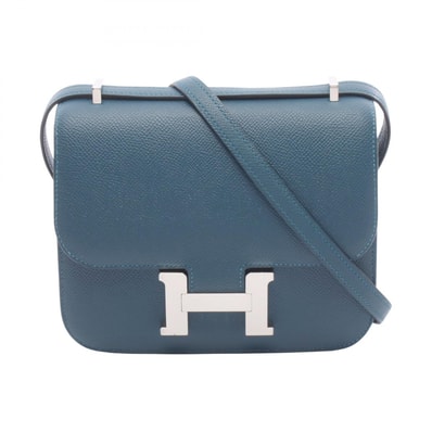 エルメス HERMES コンスタンス3 ミニ コルヴェール ショルダーバッグ バッグ ヴォーエプソン ヴォーエプソン W刻印(2024年製造) レディース グリーン系 【中古】