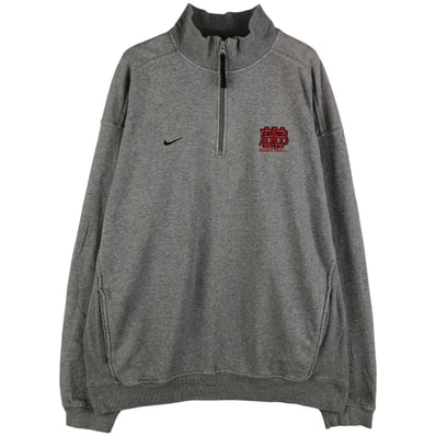 古着 00年代 ナイキ NIKE TEAM ハーフジップスウェットシャツ トレーナー メンズL相当/eaa482745