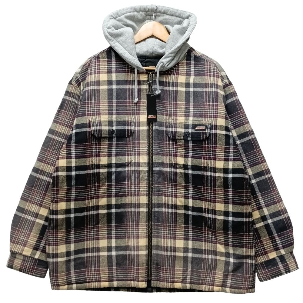 SUPREME シュプリーム × Dickies Plaid Hooded Zip Up Shirt ブルゾン 55254