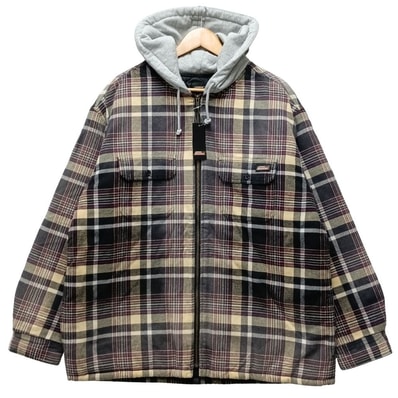 SUPREME シュプリーム × Dickies Plaid Hooded Zip Up Shirt ブルゾン 55254
