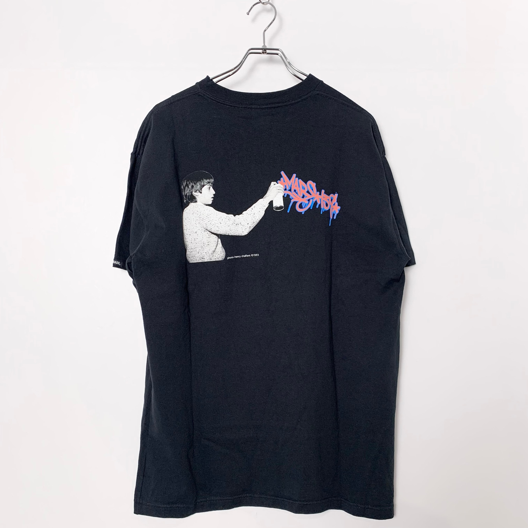 STUSSY CUSTOMADE STAR TEE Black