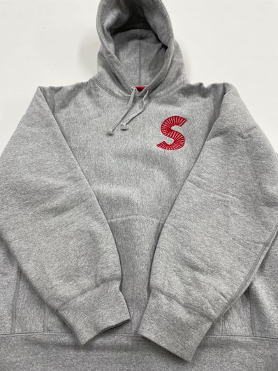 Supreme S Logo Hooded Sweatshirt "Heather Grey" (20FW)