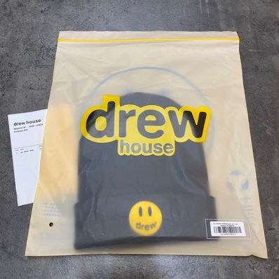 drew house mascot rib beanie "Black"