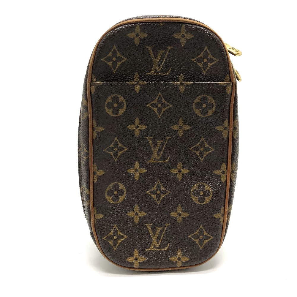 ルイヴィトン LOUIS VUITTON ポシェット ガンジュ M51870 モノグラム カバン ショルダーバッグ モノグラムキャンバス ブラウン