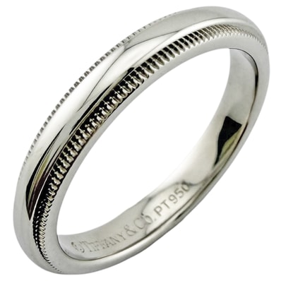 ティファニー ミルグレイン リング 指輪 11.5号 Pt950プラチナ レディース TIFFANY&Co. 中古
