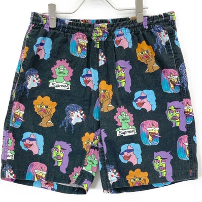 シュプリーム 17AW ブラック Gonz Heads Short M