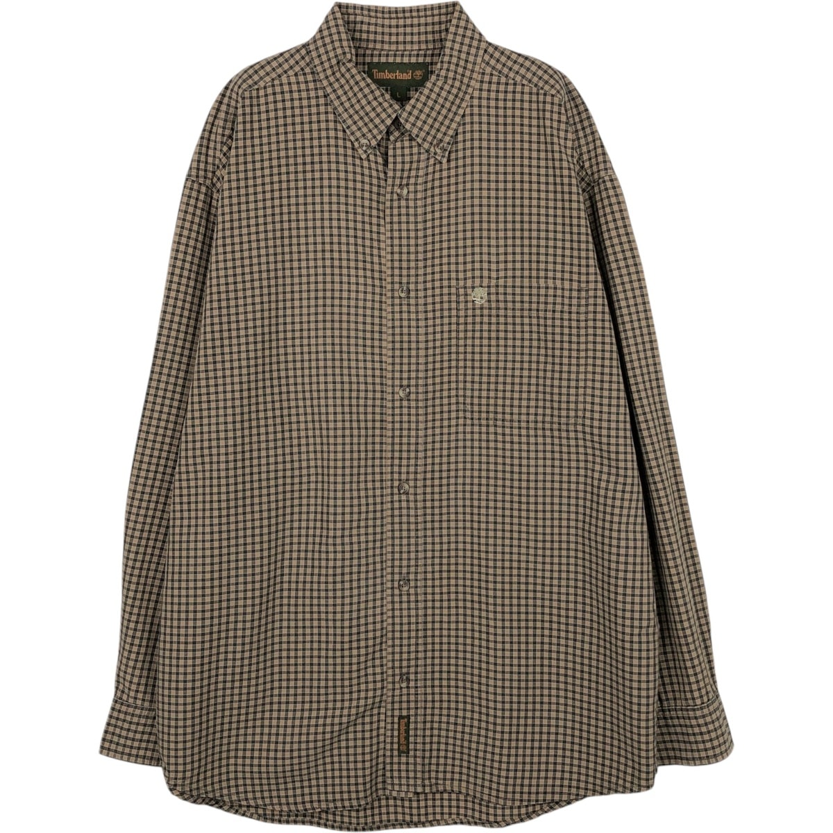 古着 90~00年代 ティンバーランド Timberland 長袖 ボタンダウンチェックシャツ メンズL相当 ヴィンテージ/eaa652113