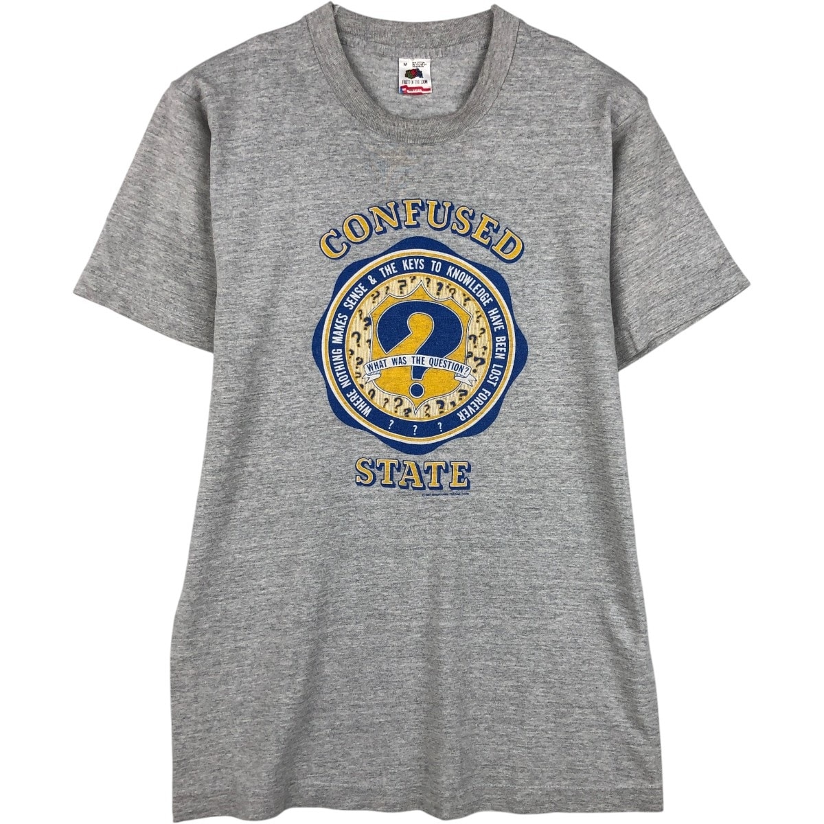 古着 80年代 フルーツオブザルーム FRUIT OF THE LOOM プリントTシャツ USA製 メンズM相当 ヴィンテージ/eaa626386