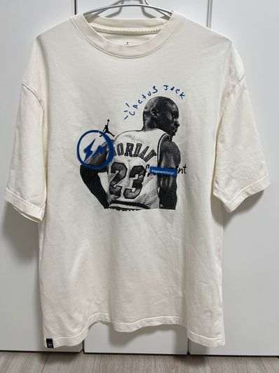 Air Jordan Travis Scott Fragment Tee "White"