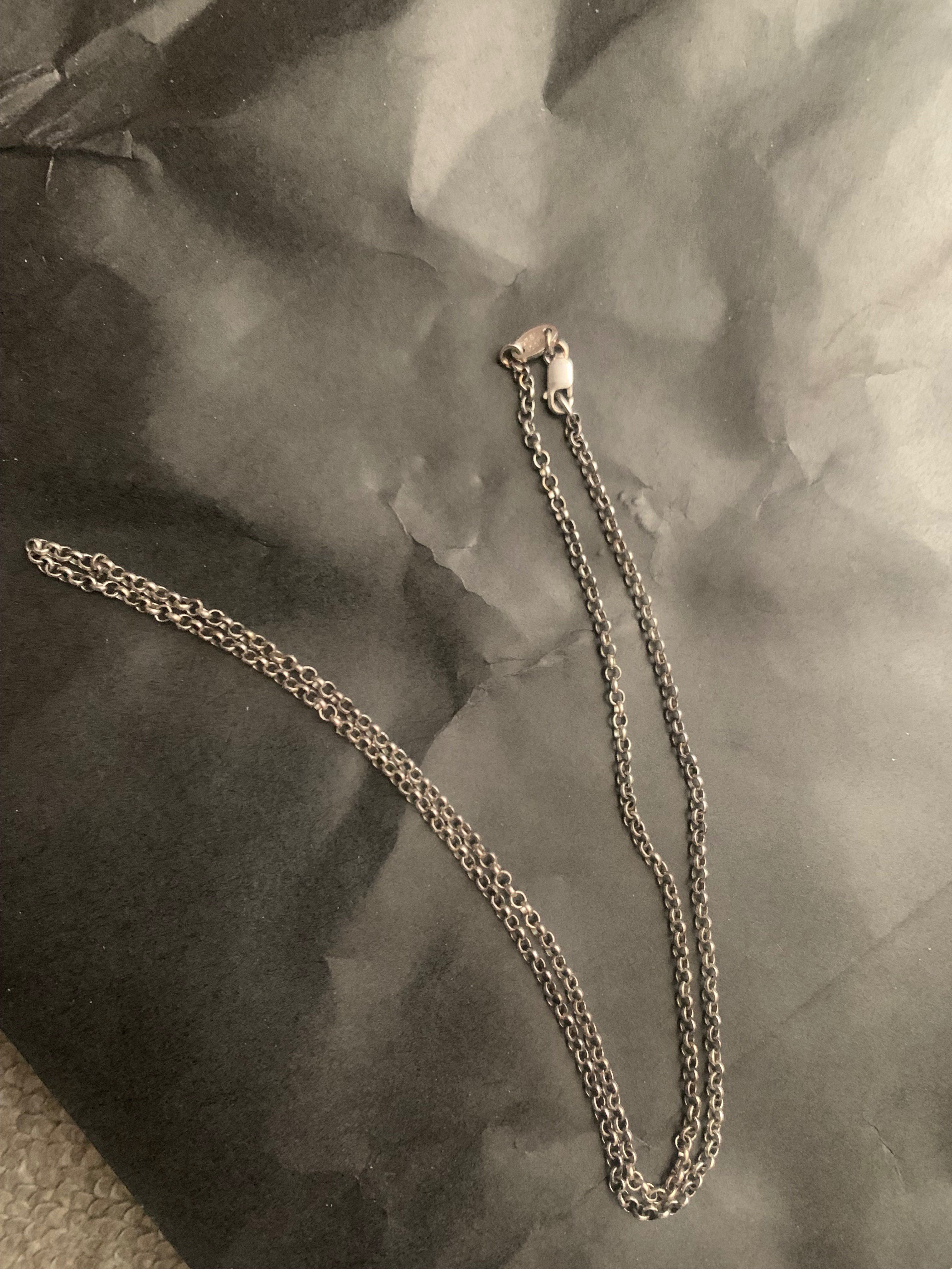 Chrome Hearts Roll Chain Necklace "Silver"