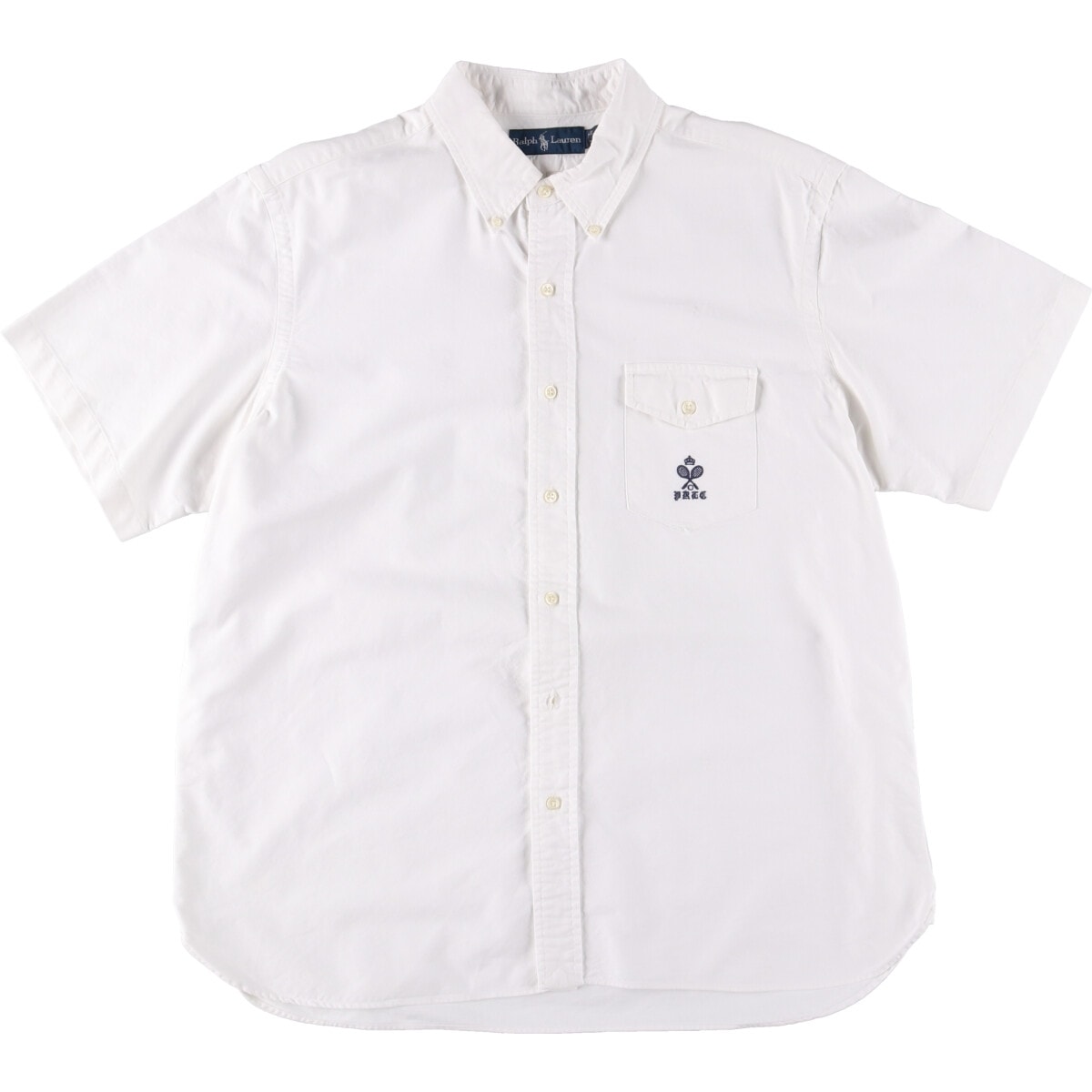 古着 ラルフローレン Ralph Lauren BLAKE 半袖 ボタンダウンシャツ メンズXL相当/eaa562980