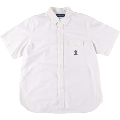 古着 ラルフローレン Ralph Lauren BLAKE 半袖 ボタンダウンシャツ メンズXL相当/eaa562980
